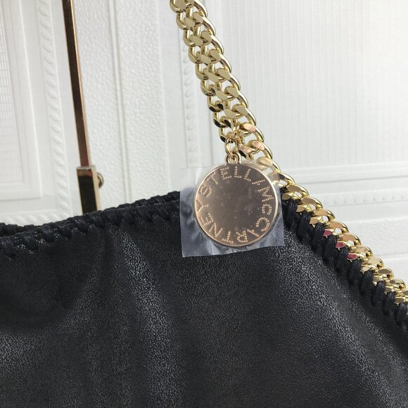 NWT Stella Mccartney Falabella Tote Bag Black - Picture 4 of 16